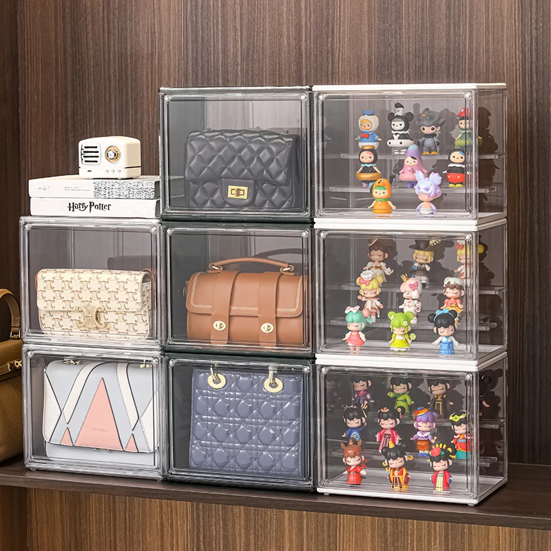 Luxury Bags Europe - Transparente Luxus-Aufbewahrungsbox für Taschen, Artefakte, Actionfiguren,