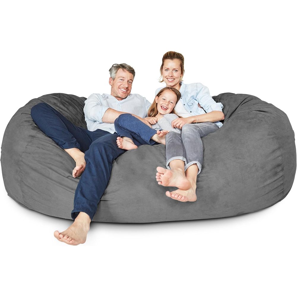 Luxury Bags For Kids - Luxuriöser Riesiger 7t Sitzsack mit Mikrofaser-Bezug