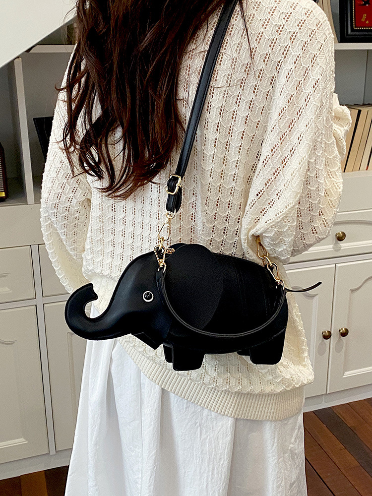 Luxury Bags For Kids - Kreative Mode-Handtasche Neue Elefantenform Schultertasche Hochwertige