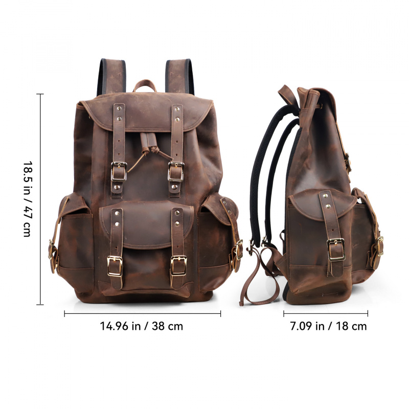Neuheiten Leder-Rucksack Luxus – Luxury Bags For School Bewertung und Preis
