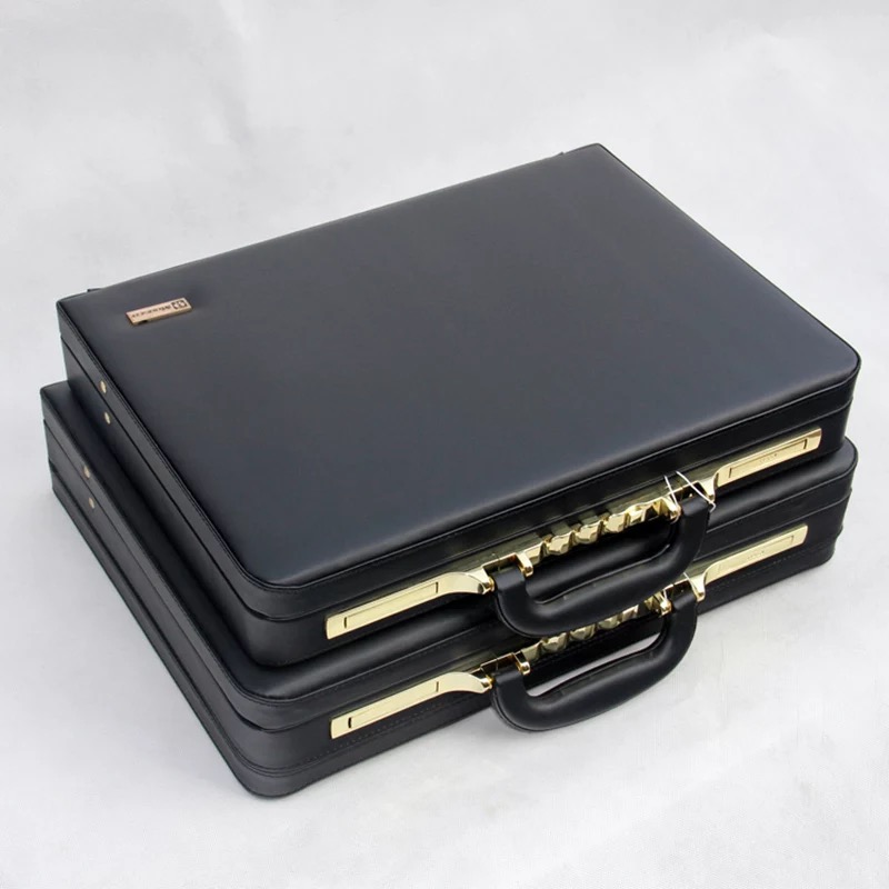 Luxuriöser PU-Leder Rollkoffer – Luxury Bags For School Bewertung und Preis