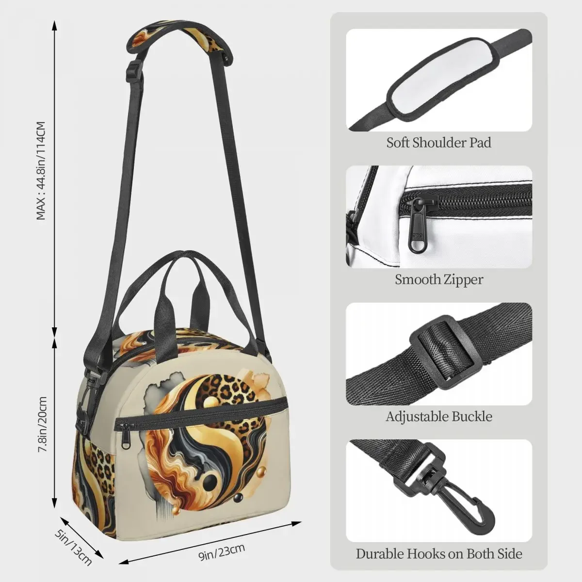 Leopard Yin Yang Luxus-Goldmar – Luxury Bags For Kids Bewertung und Preis