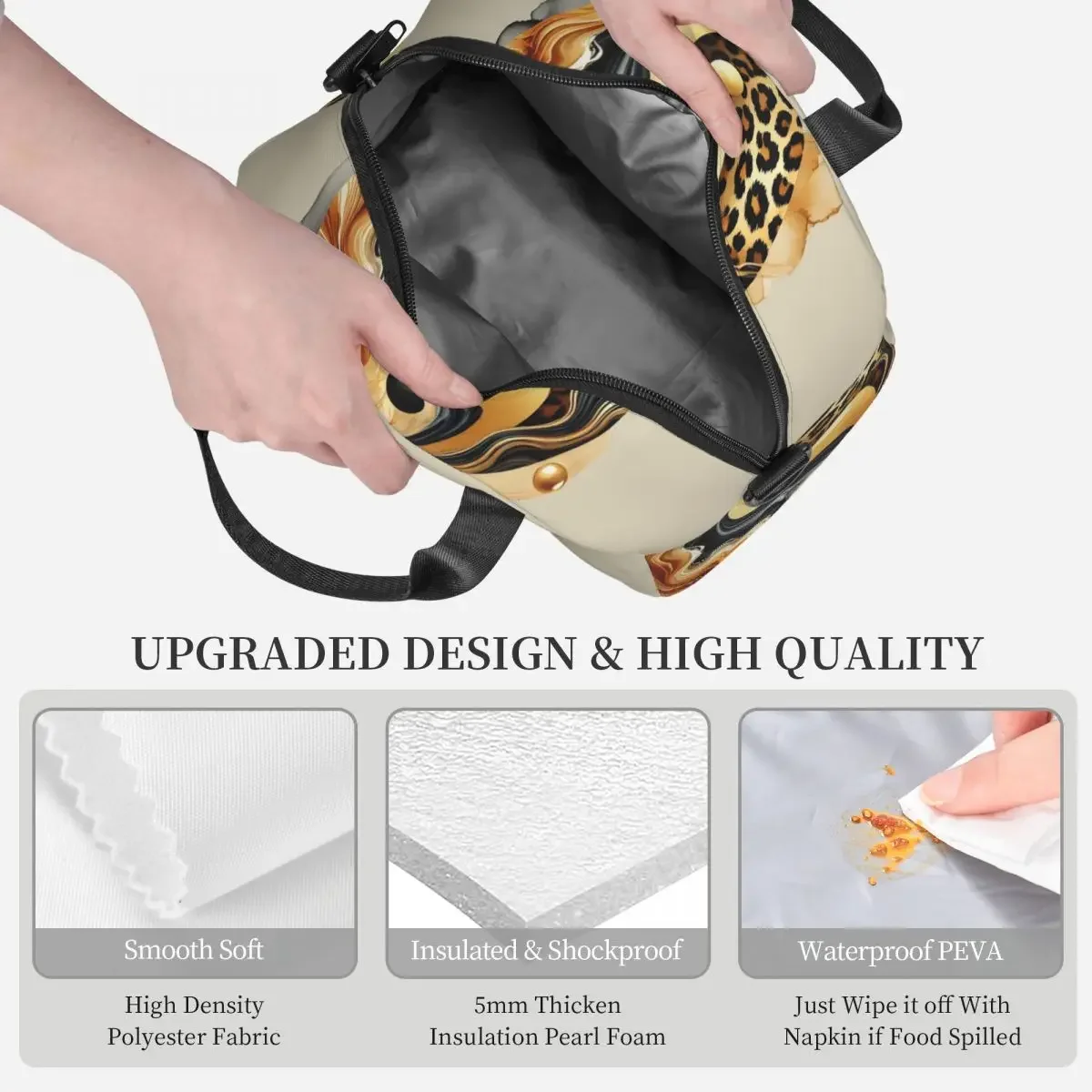 Leopard Yin Yang Luxus-Goldmar – Luxury Bags For Kids Bewertung und Preis