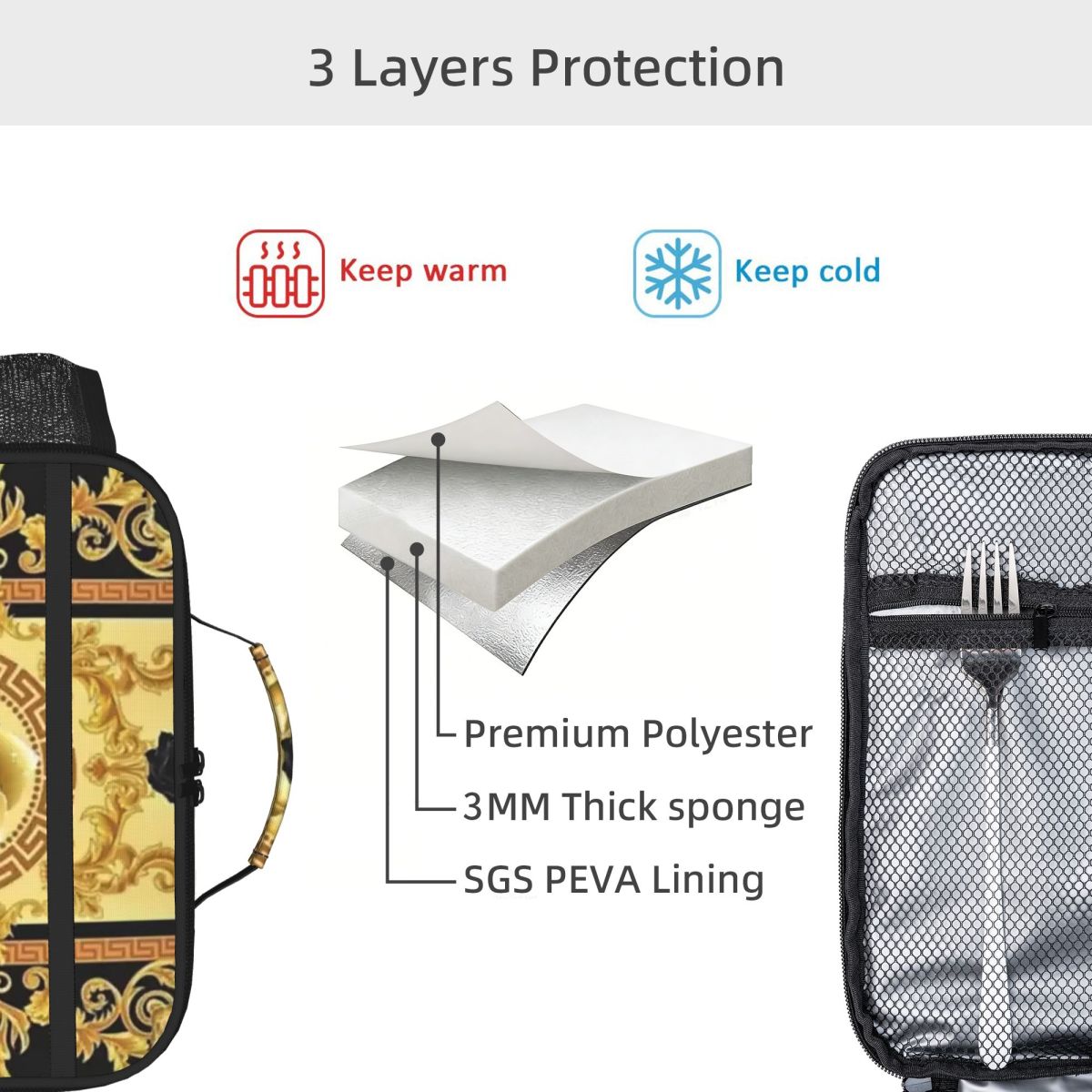Luxuriöse isolierte Lunchtasch – Luxury Bags For Kids Bewertung und Preis