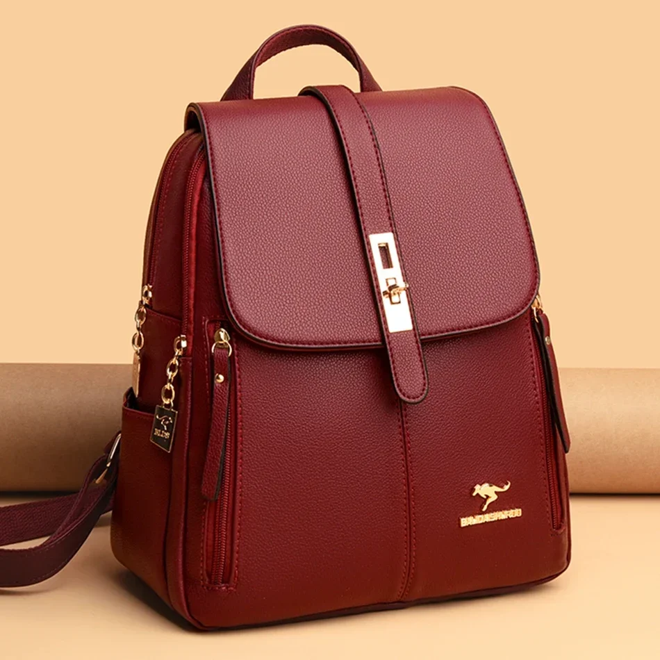 Damen-Rucksack aus Leder mit g – Luxury Bags For School Bewertung und Preis