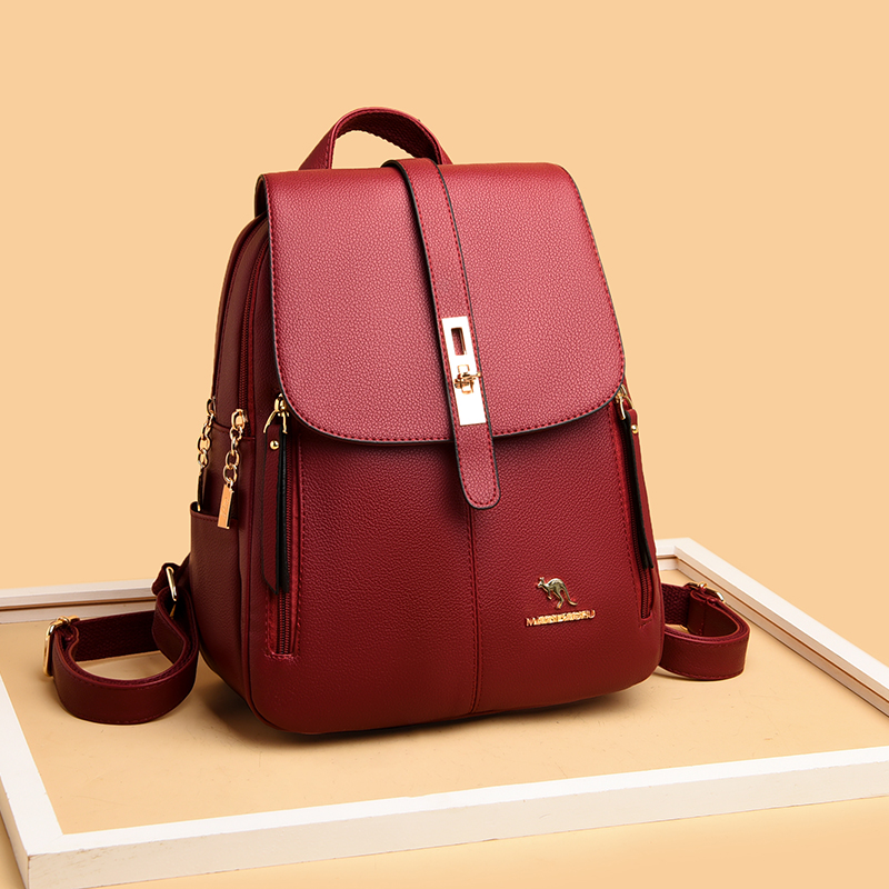 Luxus Frauen Leder Rucksäcke f – Luxury Bags For School Bewertung und Preis